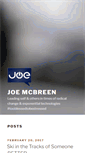 Mobile Screenshot of joemcbreen.com